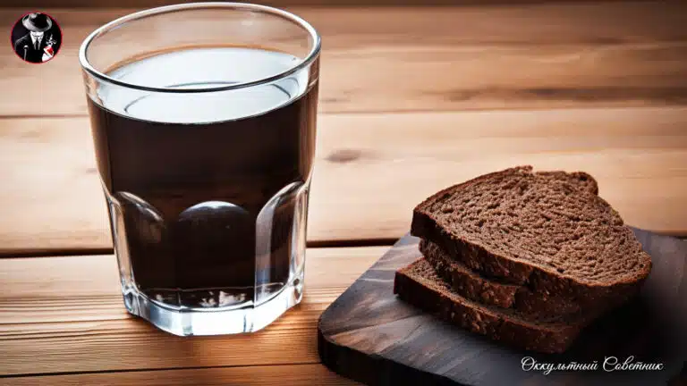 two_slices_of_black_rye_bread_and_glass_of_water