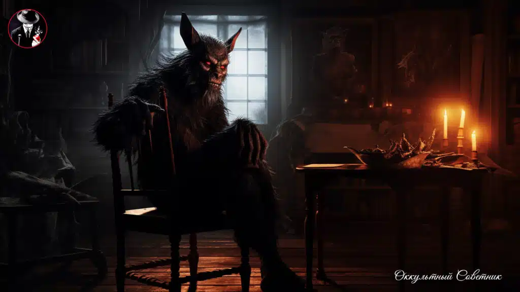 malfetto666 a devil sits in the chair background room and shelv 97527894 8917 436c 9448 54747ca58e5d