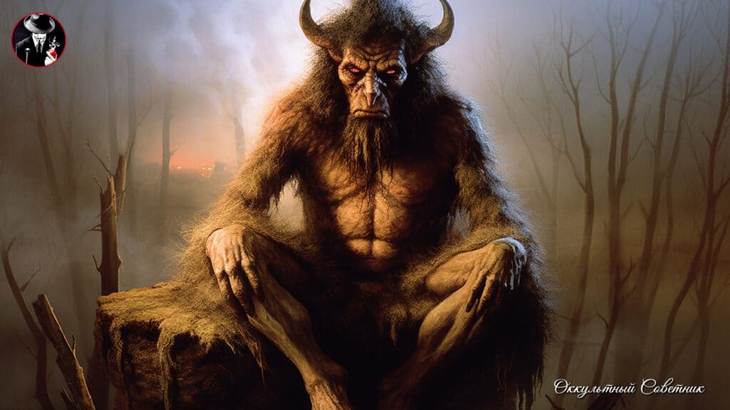 malfetto666 a hairy devil with hooves sits on the boulder horns a64e8b26 5dbf 408d aff8 95db9afa37e2