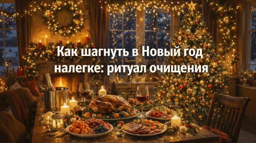 Как шагнуть в Новый год налегке: ритуал очищения
