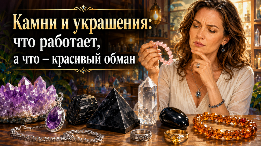 Камни и украшения: что работает, а что — красивый обман