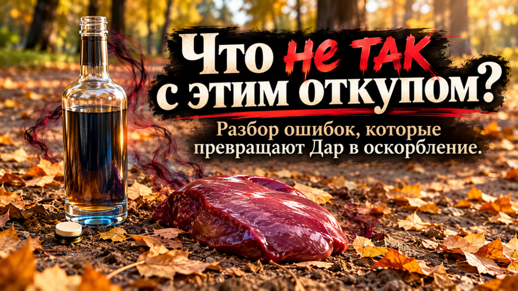 Что не так с этим откупом? Разбор ошибок, которые превращают Дар в оскорбление