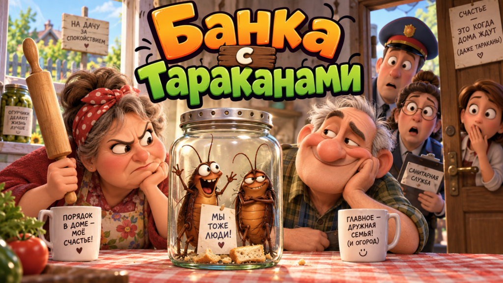 Банка с тараканами