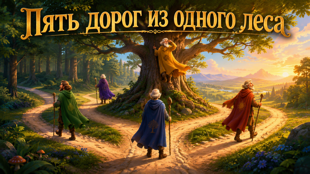 Пять дорог из одного леса. Притча