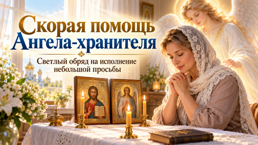 Скорая помощь Ангела-хранителя. Светлый обряд на исполнение небольшой просьбы