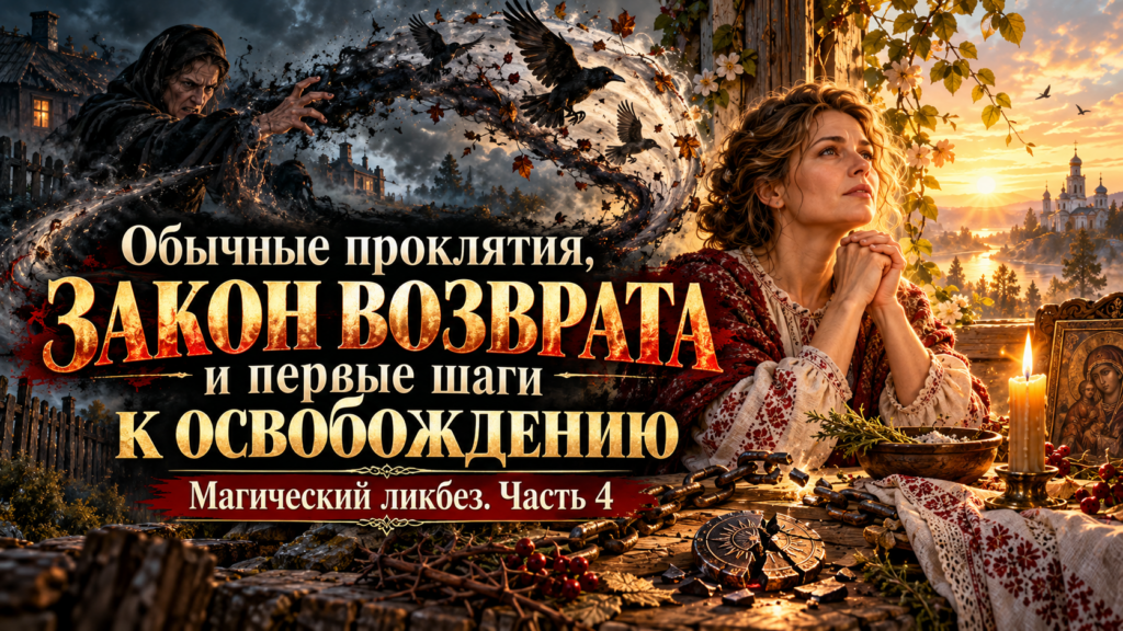 Обычные проклятия, закон возврата и первые шаги к освобождению. Магический ликбез. Часть 4