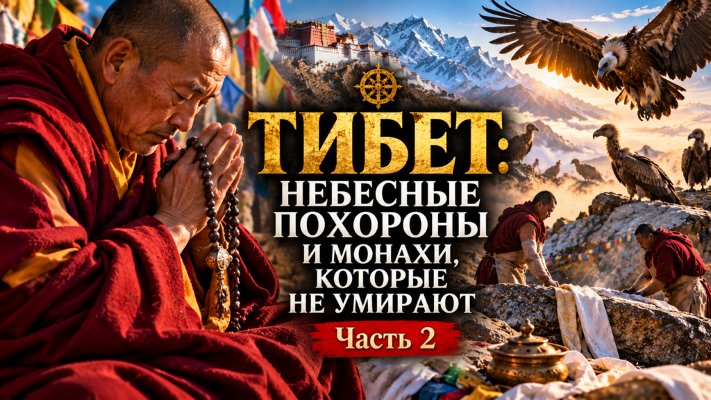🏔 Тибет: небесные похороны и монахи, которые не умирают. Часть 2