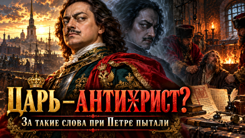 За слова «царь — антихрист» и «царь подменённый» при Петре пытали. Что из этого было правдой