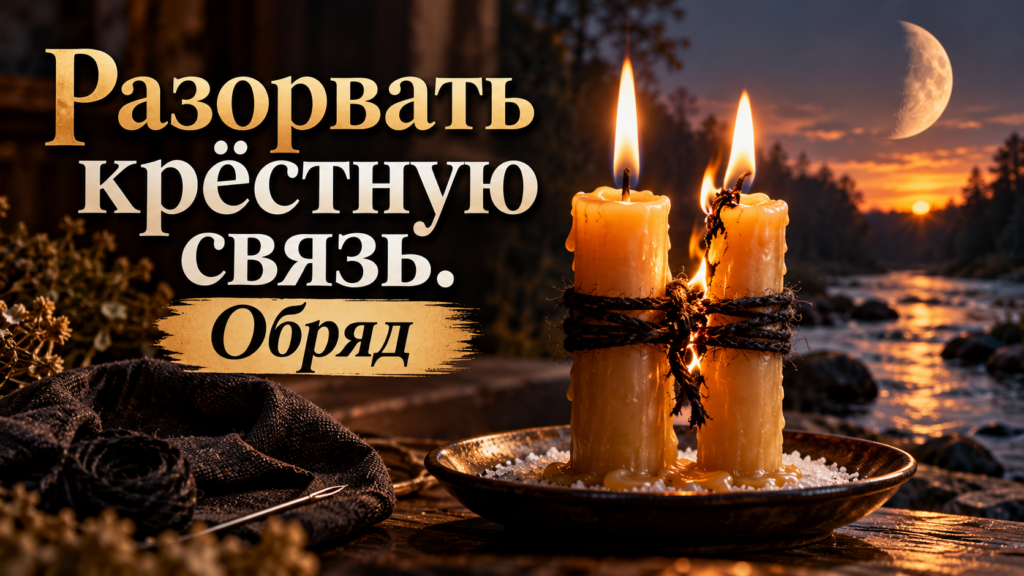 Разорвать крёстную связь. Обряд
