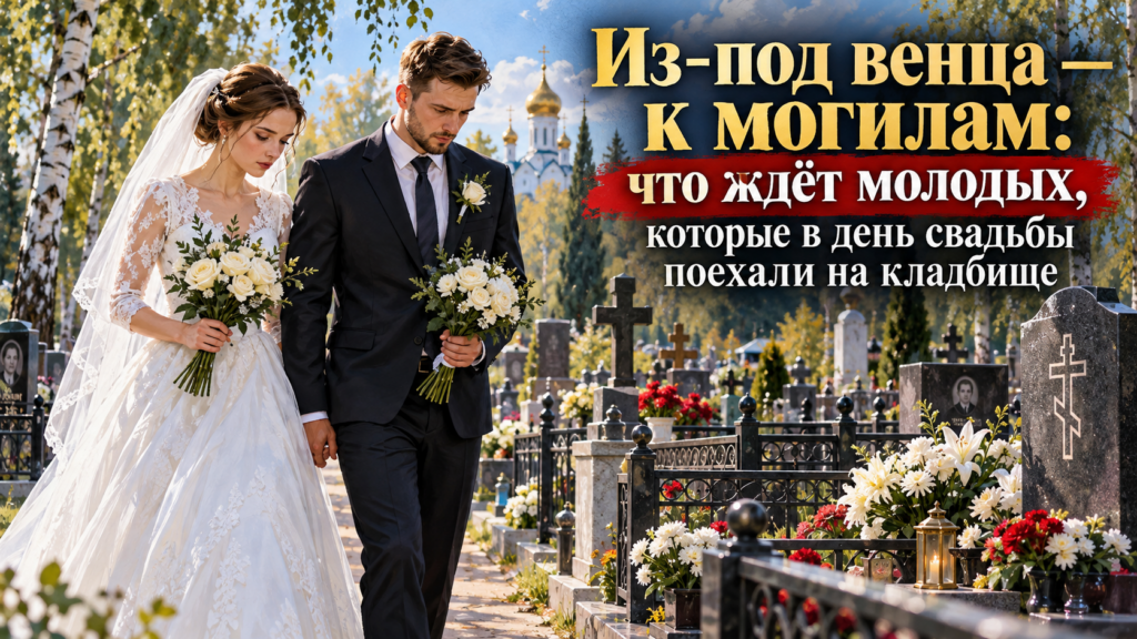 Из-под венца — к могилам: что ждёт молодых, которые в день свадьбы поехали на кладбище