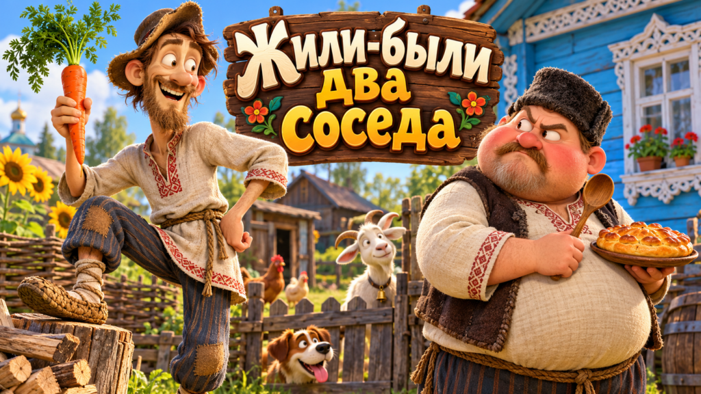 Жили-были два соседа. Притча